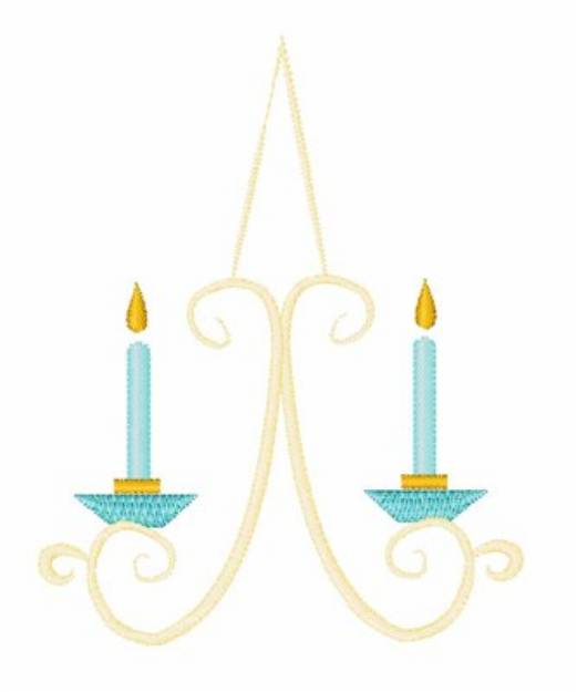Picture of Candle Holder Machine Embroidery Design