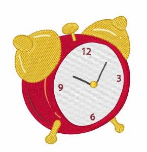 Picture of Alarm Clock Machine Embroidery Design