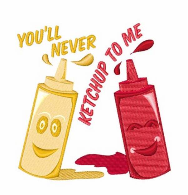 Picture of Ketchup To Me Machine Embroidery Design