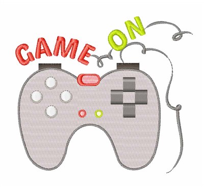 Game On Machine Embroidery Design