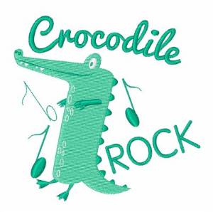 Picture of Crocodile Rock Machine Embroidery Design
