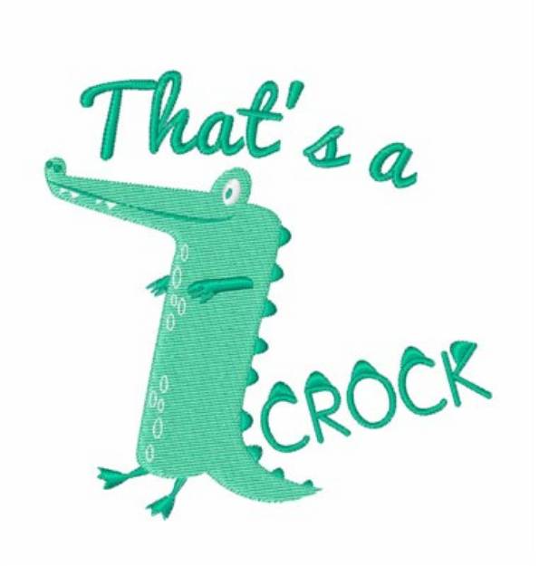 Picture of Thats A Crock Machine Embroidery Design