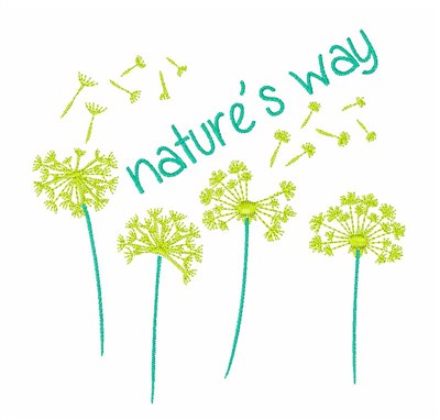 Natures Way Machine Embroidery Design