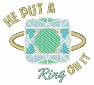 Picture of Put Ring On It Machine Embroidery Design