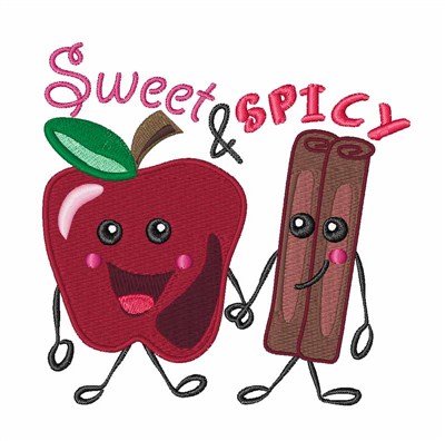 Sweet & Spicy Machine Embroidery Design