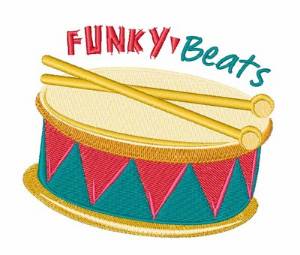Picture of Funky Beats Machine Embroidery Design