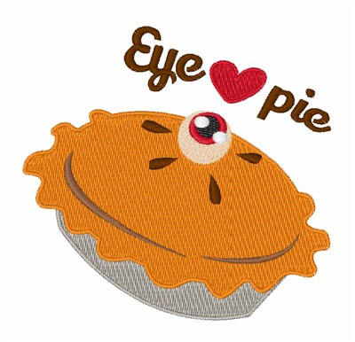 Eye Pie Machine Embroidery Design