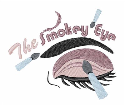 Smokey Eye Machine Embroidery Design