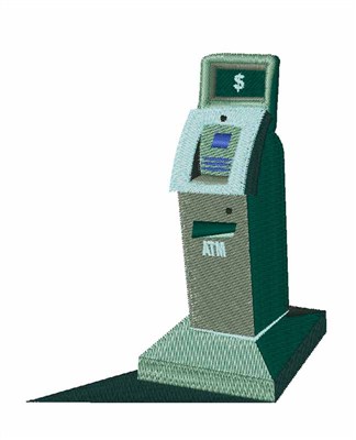 ATM Machine Machine Embroidery Design