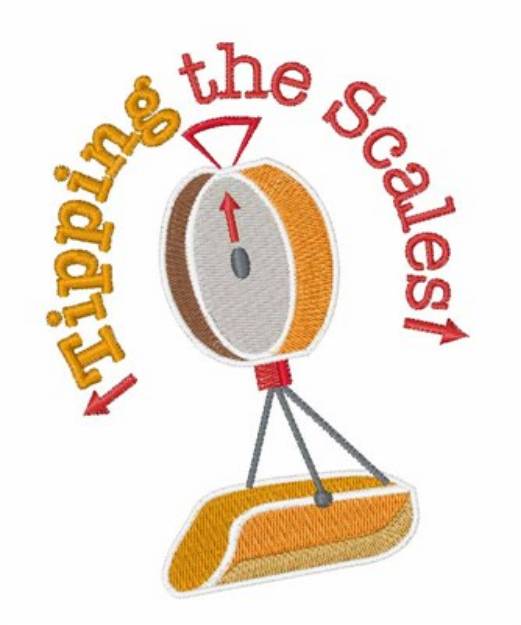 Picture of Tipping The Scales Machine Embroidery Design