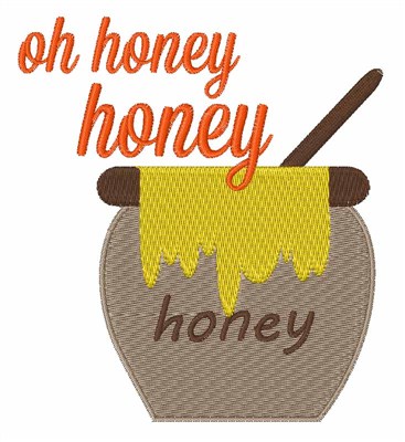 Oh Honey Machine Embroidery Design