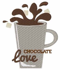 Picture of Chocolate Love Machine Embroidery Design