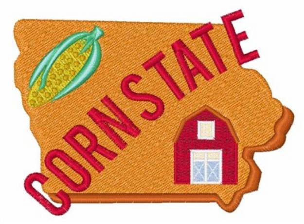 Picture of Corn State Machine Embroidery Design