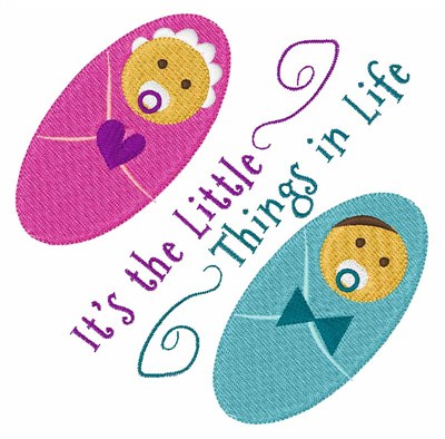 The Little Things Machine Embroidery Design