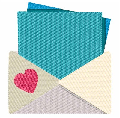 Love Letter Machine Embroidery Design