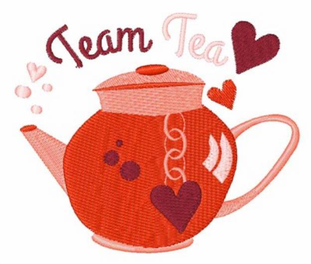 Picture of Team Tea Machine Embroidery Design
