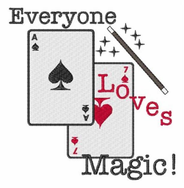 Picture of Loves Magic Machine Embroidery Design