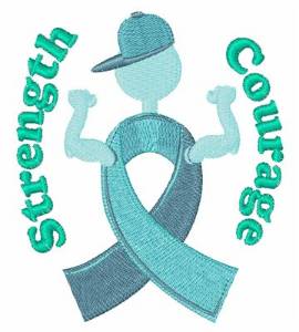 Picture of Strength Courage Machine Embroidery Design
