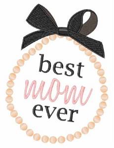 Picture of Best Mom Machine Embroidery Design