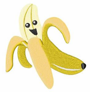 Picture of Happy Banana Machine Embroidery Design