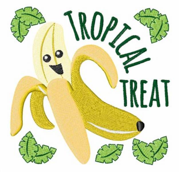 Picture of Tropical Treat Machine Embroidery Design