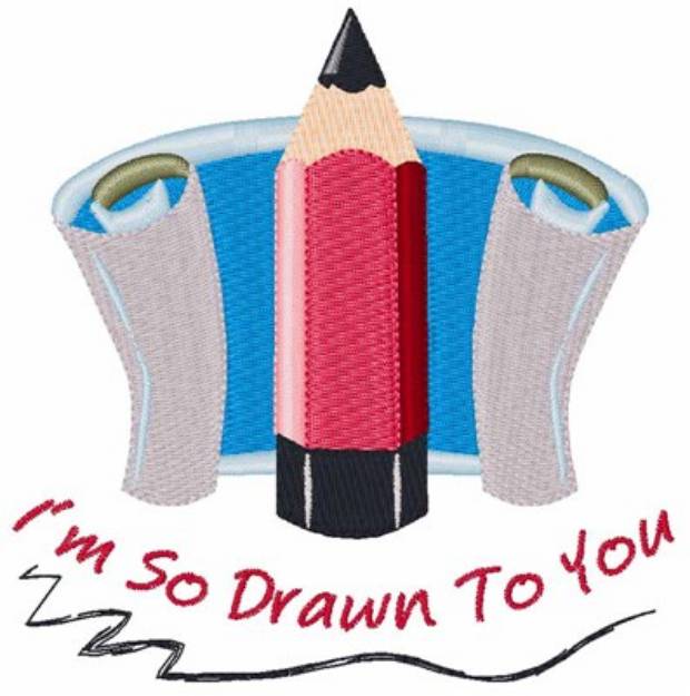 Picture of Drawn To You Machine Embroidery Design