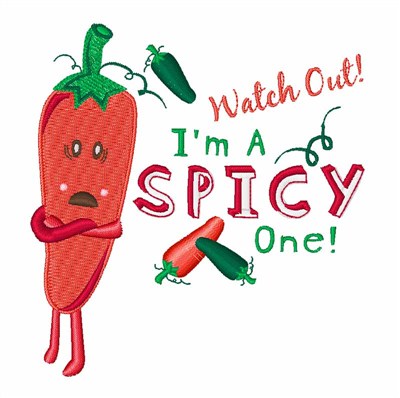 Spicy One Machine Embroidery Design