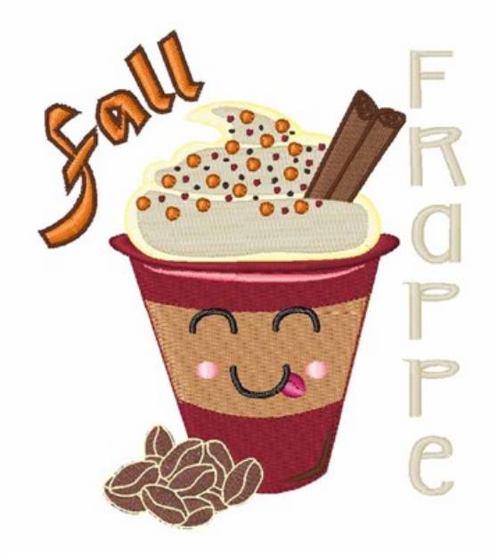 Picture of Fall Frappe Machine Embroidery Design