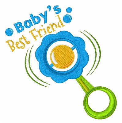 Babys Friend Machine Embroidery Design