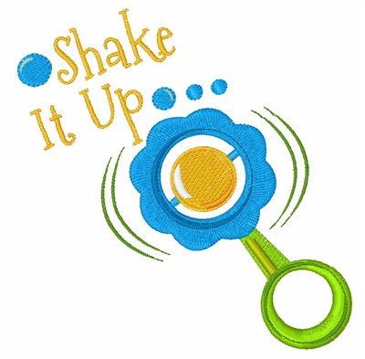 Shake It Up Machine Embroidery Design