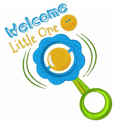 Welcome Little One Machine Embroidery Design