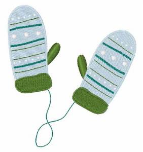 Picture of Warm & Cozy Mittens Machine Embroidery Design