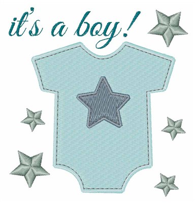 Its A Boy! Machine Embroidery Design
