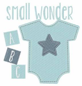 Picture of Small Wonder Machine Embroidery Design