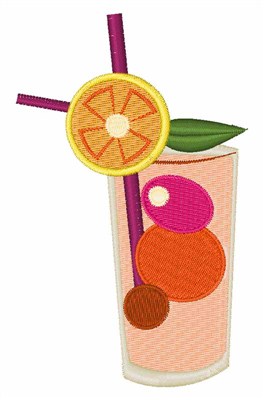 Cocktail Time! Machine Embroidery Design