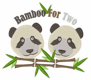 Picture of Bamboo For Two Machine Embroidery Design