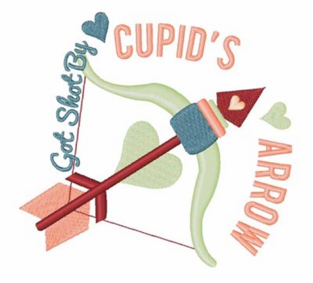 Picture of Cupids Arrow Machine Embroidery Design