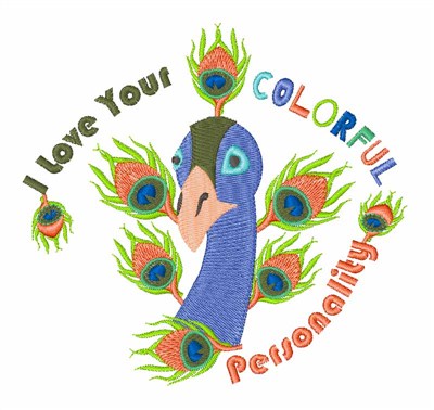 Colorful Personality Machine Embroidery Design