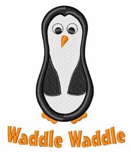 Picture of Waddle Waddle Machine Embroidery Design