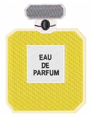 Eau De Parfum Machine Embroidery Design