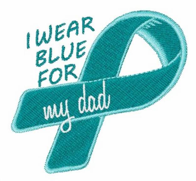 Picture of Support Prostate Cancer Machine Embroidery Design