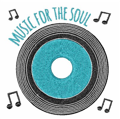 Music For The Soul Machine Embroidery Design