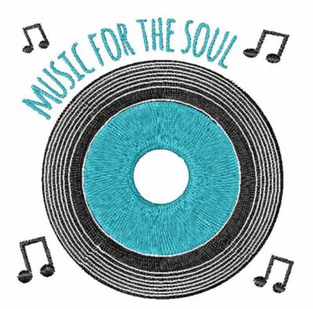 Picture of Music For The Soul Machine Embroidery Design
