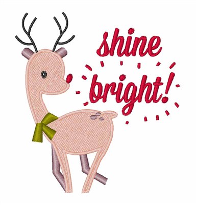 Shine Bright! Machine Embroidery Design