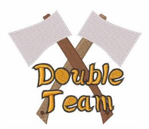 Picture of Double Team Machine Embroidery Design