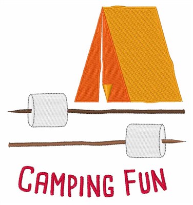 Camping Fun Machine Embroidery Design