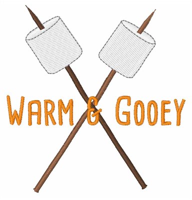 Warm & Gooey Machine Embroidery Design