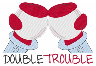 Double Trouble Machine Embroidery Design