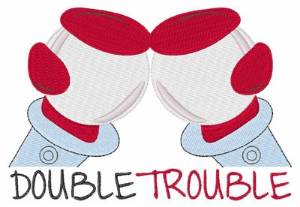 Picture of Double Trouble Machine Embroidery Design