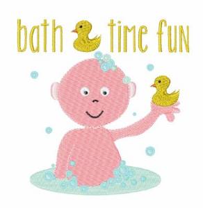 Picture of Bath Time Fun Machine Embroidery Design